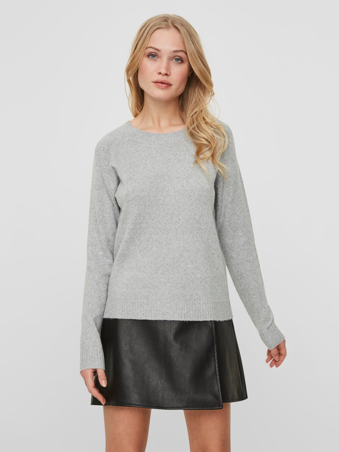 VMDOFFY Pullover - light grey melange - VERO MODA & VILA Bergvik
